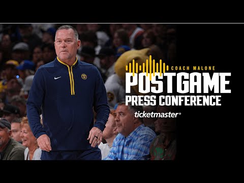 Nuggets Postgame Media: Coach Malone | DEN vs. PHX Round 2 Game 1 | 4-29-23