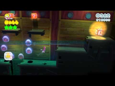 Super Mario 3D World - 6-2 Any% route (3 stars) in 66 seconds