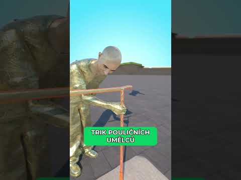 Jak funguje trik pouličních umělců? #pandaaashorts #shorts