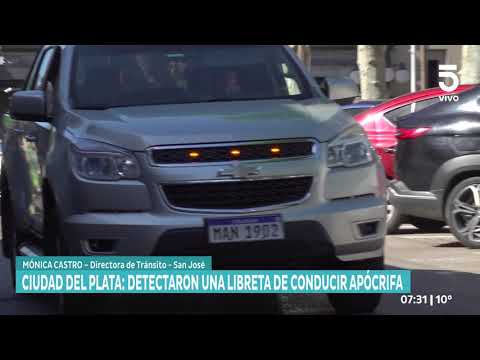 Detectan libreta de conducir falsa en Ciudad del Plata