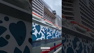 Msc Cruises 🛳  Msc Euribia Cruise ship with msc friend fantasibby ❤️ #msccruises #msceuribia #cruise