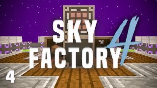 SkyFactory 4 Ep. 4 Simple Storage Network + Nether
