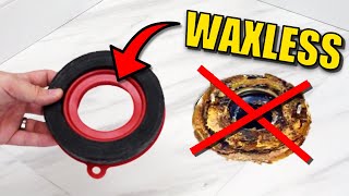 how to install a korky wax free toilet seal | Quick Waxless Install