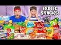 Eating The Most EXOTIC SNACKS In The World