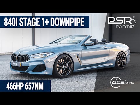BMW G14 840i Convertible Gets Stage 1+ Remap ECU Tuning | 200 Cell Downpipe + OEM OPF | 466HP 657NM
