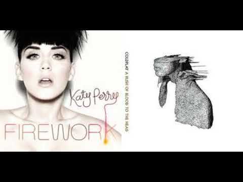 (HAPPY NEW YEAR 2025 ) fireworks vs clocks Coldplay/katy perry (mashup)