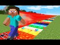 Minecraft But Blocks I Touch Turn Super