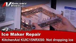 KitchenAid - Whirlpool  IceMaker not producing or dropping ice cubes -KUIC15NRXS0_DR
