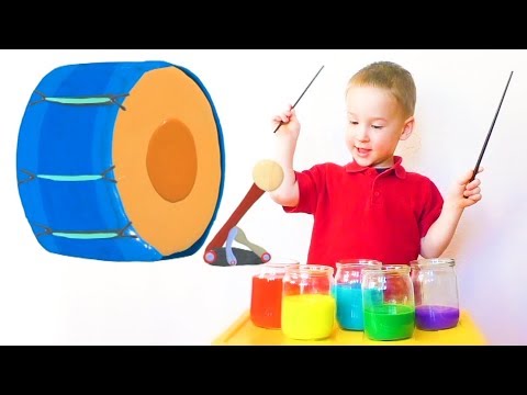 Musical Instruments Sounds for Kids – Play DRUMS | MusicMakers Episode 2 - From Baby Teacher