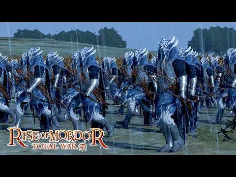Rise Of Mordor - Noldor Elves Army Attack Dorwinion Army - Lord Of The Rings - Cinematic Battle