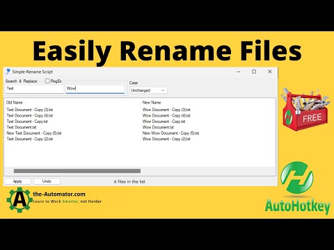 💥 Quick & Easy File Renaming in Windows - AutoHotkey Secrets❗