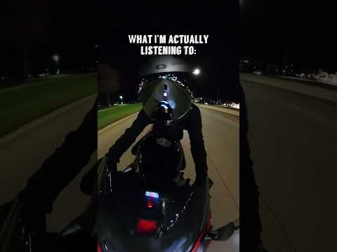 White girl music just hits🗣️ #motorcycle #motorcyclelife