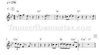 Miles Davis - Move (solo transcription) in C