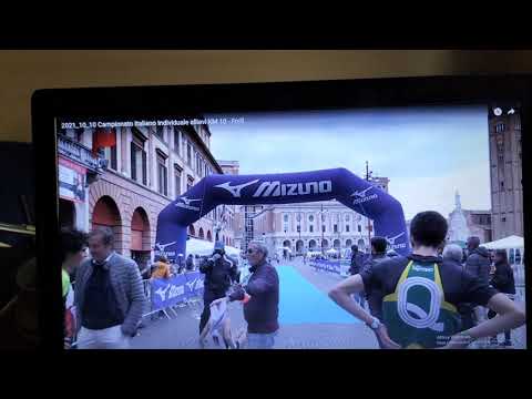 Forlì 10/10/2021. Prima gara per Enite Fiadone per i Campionati Italiani su strada sui 10.000 mt