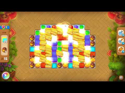 Gardenscapes 779 Level - 16 moves - NO BooSTERS