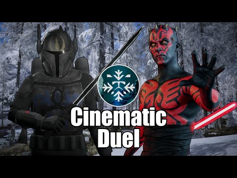 Star Wars Battlefront 2- Cinematic Duel Pre Vizsla Vs Darth Maul