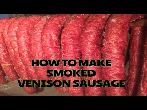 HOW TO MAKE SMOKED VENISON SAUSAGE (Part 1)
