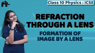 Refraction through a Lens Class 10 ICSE Physics |Selina Chapter 5| Formation of image by a lens