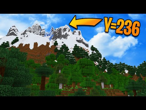 Minecraft's New Mountains Are Massive