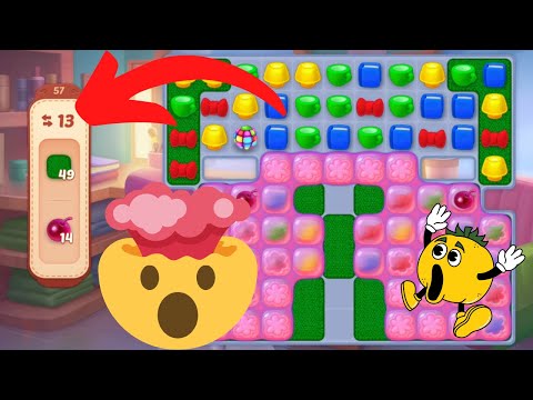 😱 Homescapes Level 57 - Only 13 Moves | Can I Beat? | Homescapes Android Gameplay