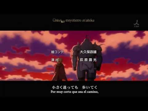 Fullmetal Alchemist Brotherhood Ending 2 "Let it all out" (Subtitulado)