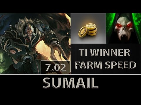 SumaiL Lycan Fast Farm ► TI Winner Farm Speed ► Dota 2 [7.02]