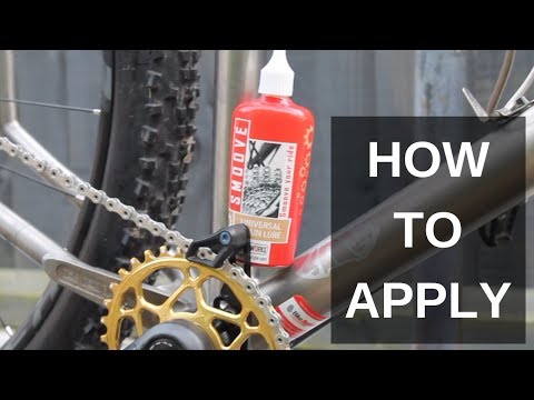 HOW TO APPLY SMOOVE UNIVERSAL CHAIN LUBRICANT