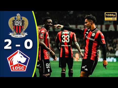 Nice vs Lille 2-0 Resumé | Isak Jansson Goal | Ligue 1 Highlights | Sofiane Diop