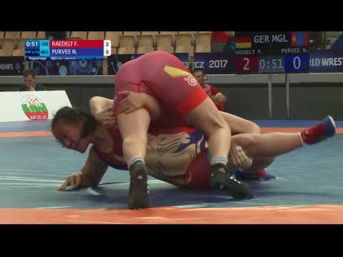 Repechage WW - 75 kg: F. RAEDELT (GER) df. N. PURVEE (MGL) by VFA, 6-0