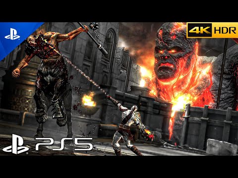 (PS5) GOD OF WAR 3 REMASTERED - Kratos vs Helios | ULTRA High Graphics Gameplay [4K 60FPS HDR]