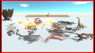 FICTIONAL ANIMALS VS REAL ANIMALS - ANIMAL REVOLT BATTLE SIMULATOR