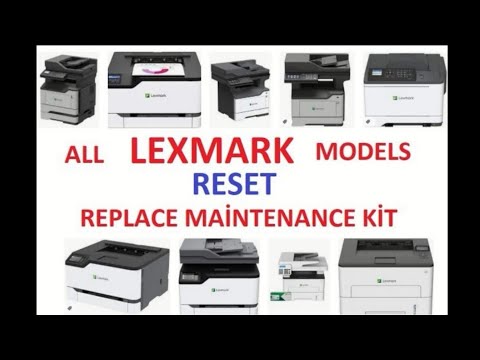 All Lexmark Maintenance Kit Error Reset mx511 mx711 ms510 ms410 ms810 b2236 mx321 T650 solution fix