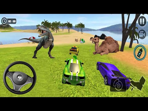 Floating Water Car Driving - Floating Beach Drive Simulator - Android GamePlay #16