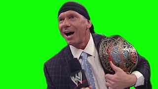 Vince McMahon with a durag "what up, G?" green screen