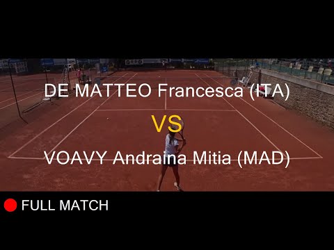DE MATTEO Francesca (ITA) VS VOAVY Andraina Mitia (MAD) - La Balle Mimosa 2021