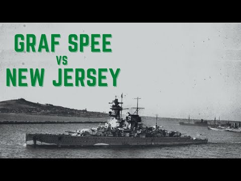 USS New Jersey vs the German Pocket Battleships