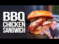THE ULTIMATE STICKY BBQ CHICKEN SANDWICH SAM THE COOKING GUY
