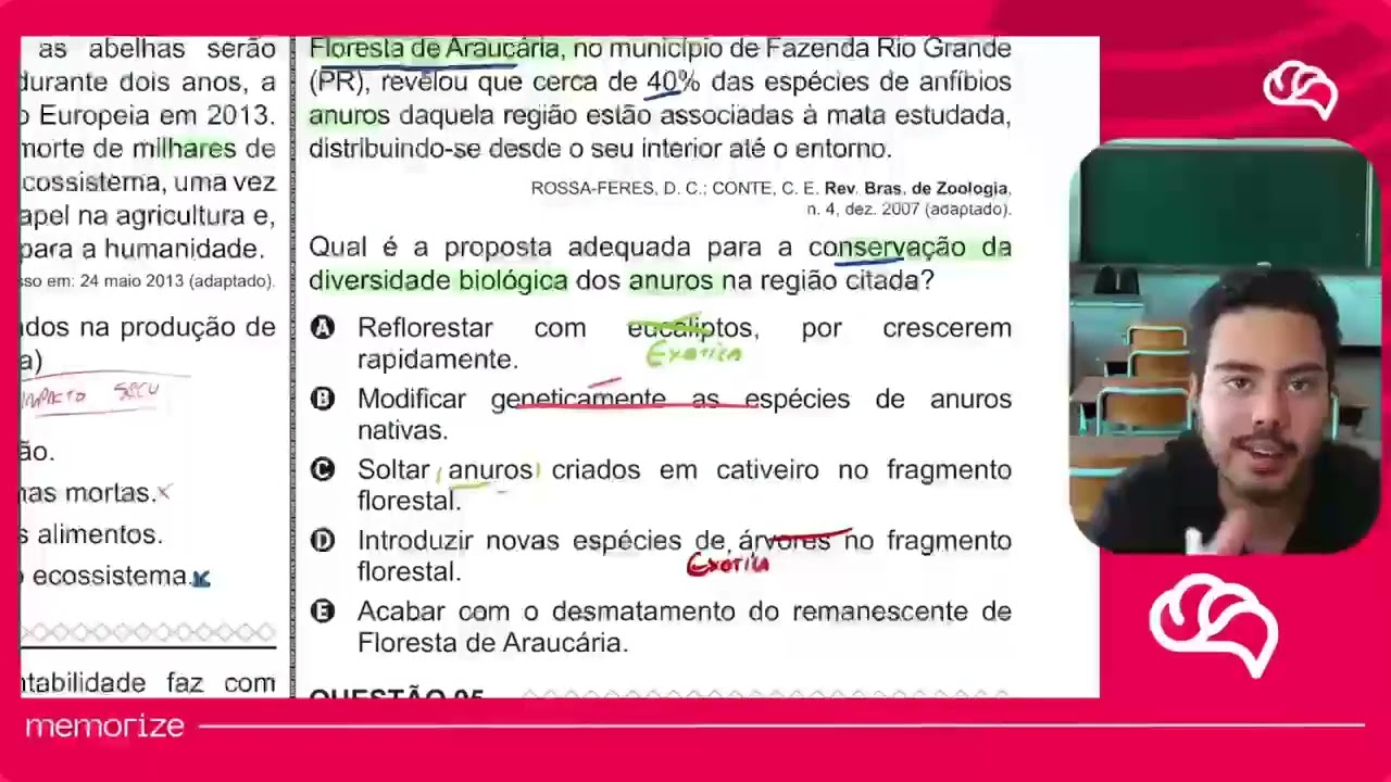 Resolução em Vídeo — Questão 94 ENEM 2022 PPL