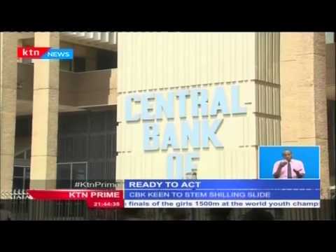 Central Bank of Kenya defends the shilling over fall