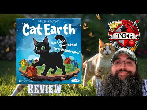 Cat Earth Board Game Review | Giant Cats, Flat Earth & Chaotic Family Fun