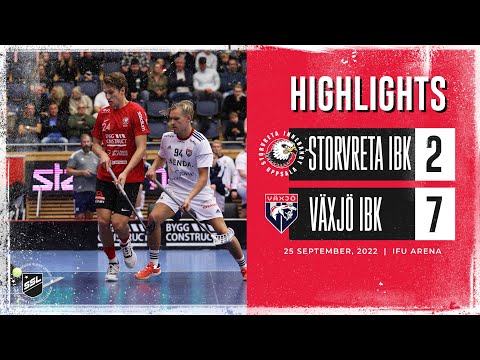 Highlights Storvreta IBK vs Växjö IBK 2-7