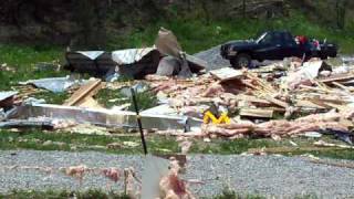 preview picture of video 'House that tornado hit, Pound, VA'