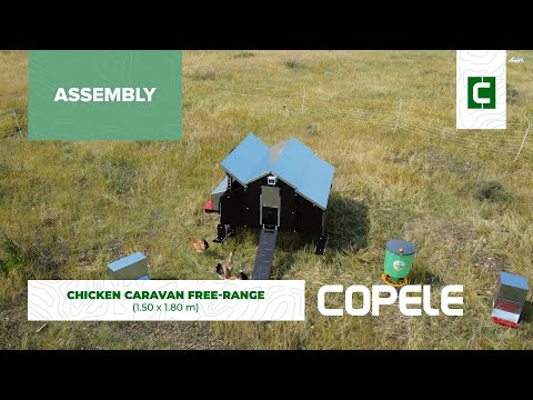 Slide 5 - Copele Free Range Chicken Caravan with wheel kit (video)