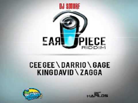 DJ-P - EAR PIECE RIDDIM - DJ SMURF RIDDIM MIX AUGUST 2013