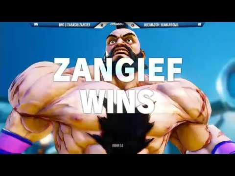OHN14: Street Fighter V - DNG | Itabashi Zangief v HuomaoTV | Humanbomb