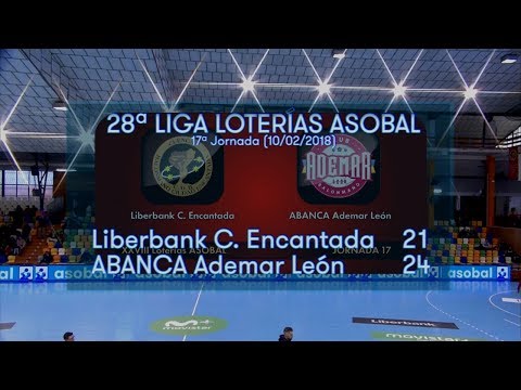 LIGA LOTERIAS ASOBAL J17 Liberbank C. Encantada - Abanca Ademar León 21 - 24