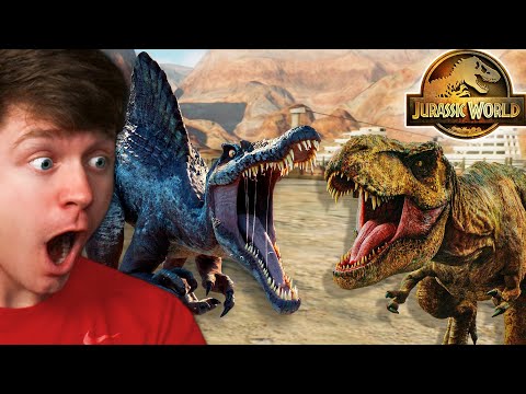 LARGE DINOSAUR BATTLE ROYALE! - Jurassic World Evolution 2