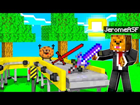 Making A Factory In Minecraft Cookie Camp (Divine Weapons)