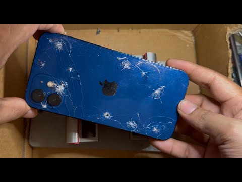 😘iPhone 12  Back Glass Cracked Replacement