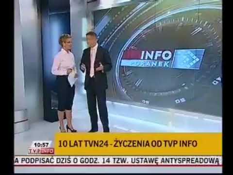 Życzenia od TVP dla TVN z okazji 10 rocznicy powstania TVN24